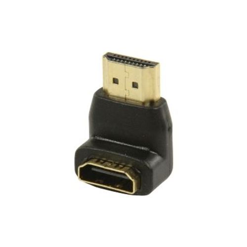 Adaptateur HDMI Mâle vers HDMI femelle coudé vers le bas Connectland
