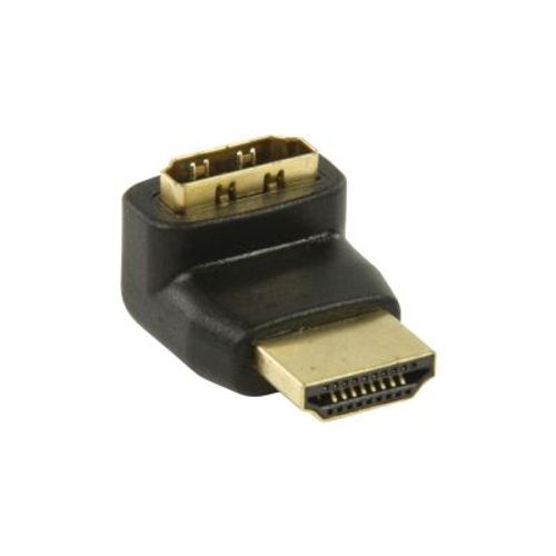 Adaptateur HDMI Mâle vers HDMI femelle coudé vers le haut Connectland