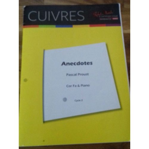 💜 💜 Anecdotes Pascal Proust Cor Fa Et Piano Cycle 2💜 💜