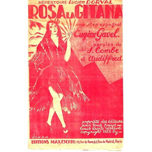 Rosa La Gitana. Lucien Dorval. A6