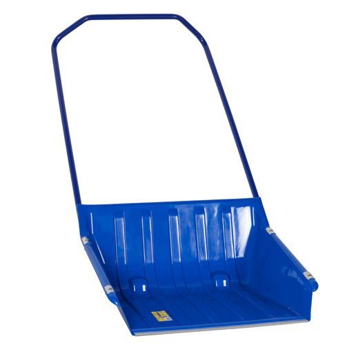 Traineau à neige polypropylène 640 x 700 avec roulettes, manche ergo, pour le déneigement