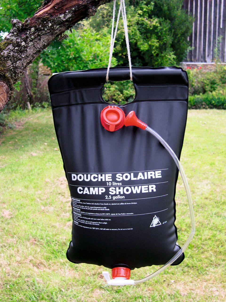 DOUCHE SOLAIRE POUR LE CAMPING - 10 LITRES pour les clubs et