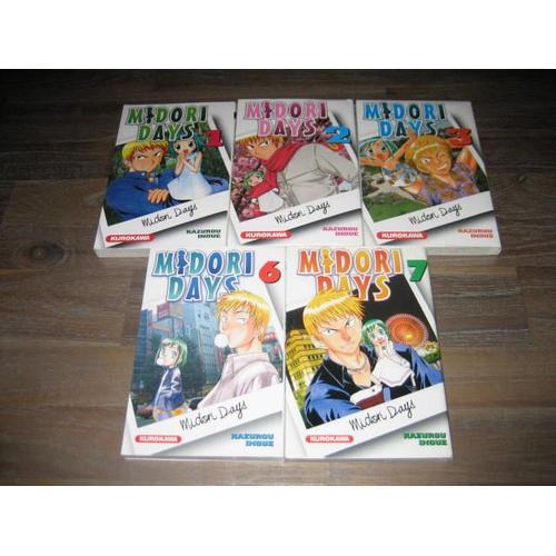 Lot 5 Mangas Midori Days 1+2+3+6+7 Kurokawa