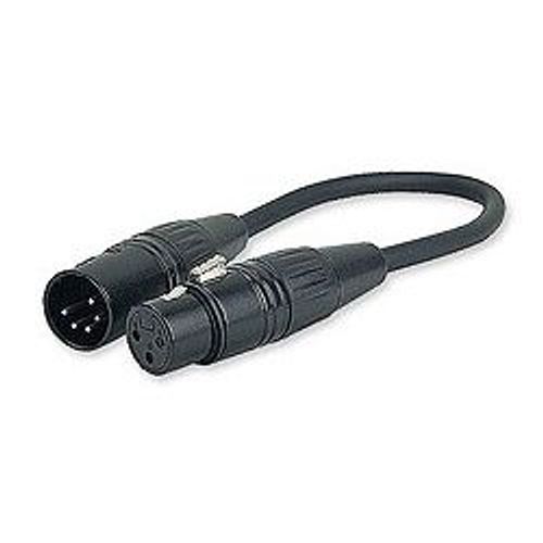 XLR 5 b. Male vers XLR 3 b. Femelle