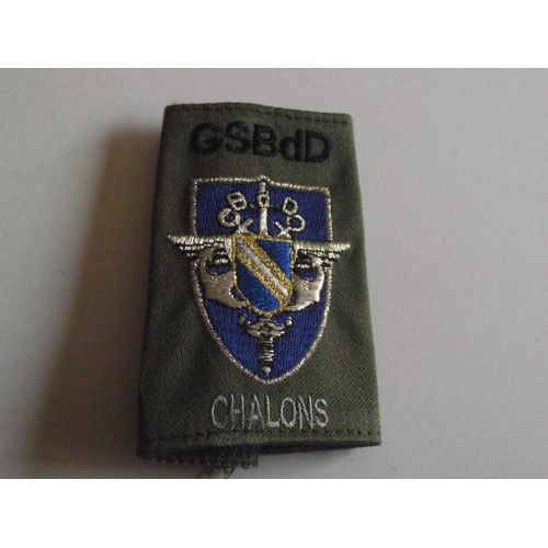 Épaulette Passant Gsbdb Challons Armée De Terre