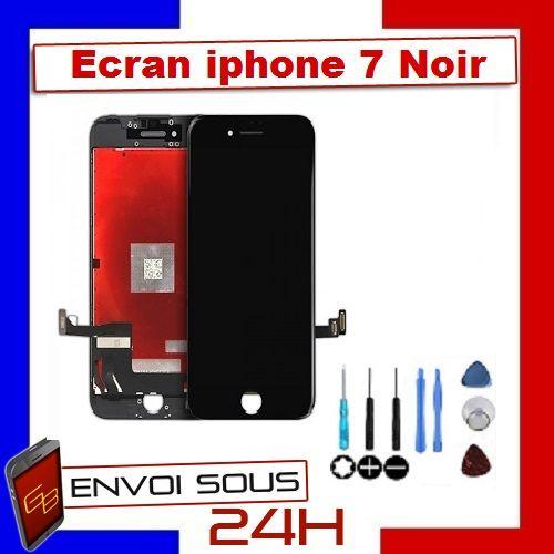 Ecran Lcd Retina Vitre Tactile Pour Iphone 7 Noir Outil Complet