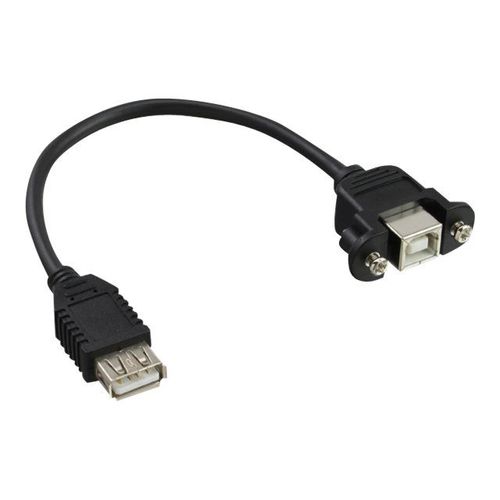 InLine - Adaptateur USB - Micro-USB de type B (F) pour USB (F) - 20 cm - noir