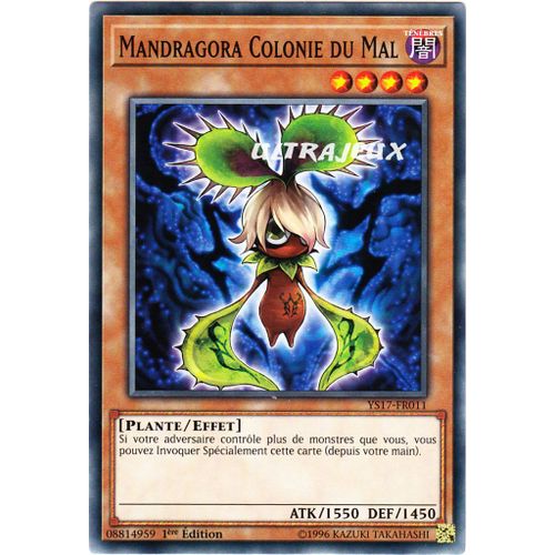 Yu-Gi-Oh! - Ys17-Fr011 - Mandragora Colonie Du Mal - Commune