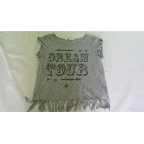 Tee-Shirt À Franges &#34 Dream Tour &#34 H&ampm 14 Ans