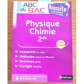 Abc Du Bac Réussite Physique Chimie 2de