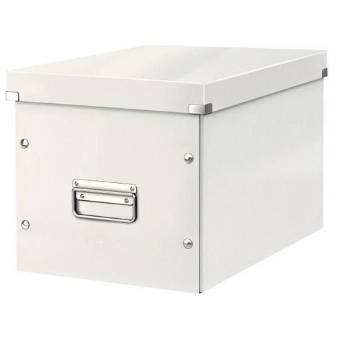 Leitz Click Et Store Cube - Boîte De Rangement - L - Blanc