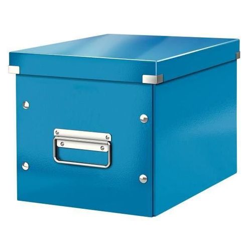 Leitz Click Et Store Cube - Boîte De Rangement - M - Bleu