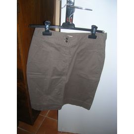 Jupe Comptoir Des Cotonniers Coton 36 Marron