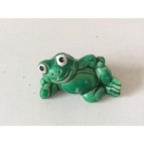 Grenouille Kinder Surprise Happy Frogs Monobloc 1986. Ferrero Série. Giodi. Magic Kinder. Métal. Montable. Collection