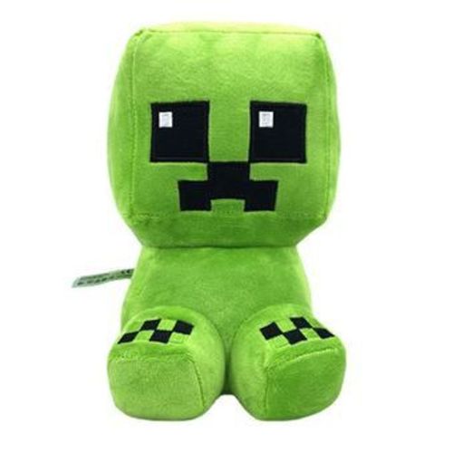 Peluche Minecraft Creeper Vert/Noir 26cm Klb