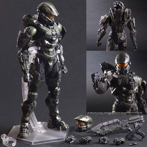 Jeu Play Arts Kai Halo 5 Guardians No.1 Master Chief Film Pvc Action Anime Klb