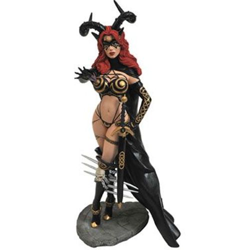 Femmes Fatales Statuette Tarot Witch Of The Black Rose 20 Cm