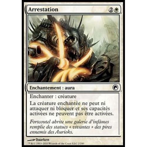 Magic Mtg - 4 X Arrestation(Cicatrices De Mirrodin) Commune Français