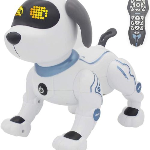 Chien Télécommandé, Chiot Cascadeur Robot Télécommandé, Jouet À Commande Vocale Klb