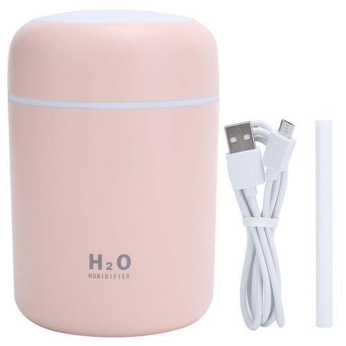 Mini humidificateur LED coloré de 300ml, humidificateur de bureau USB KLB