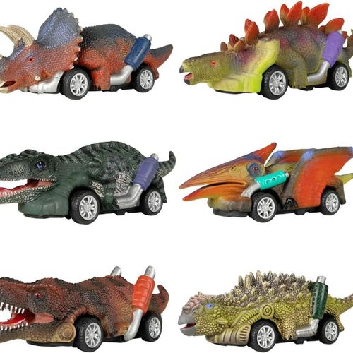 Jouets À Tirer Dinosaures, Paquet De 6 Jouets Dino Klb