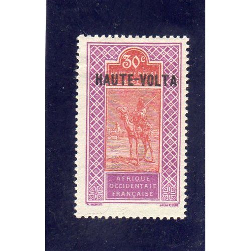 Timbre-Poste De Haute-Volta (Targui)