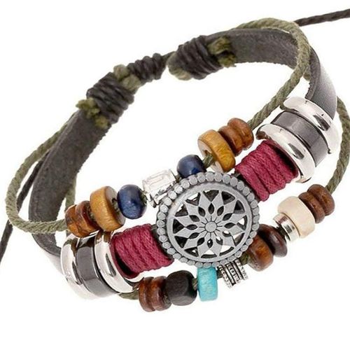 Bracelet Perlé Bohême Vintage, Bracelets Multicouches Tissés À La Main, Cordons De Chanvre Klb