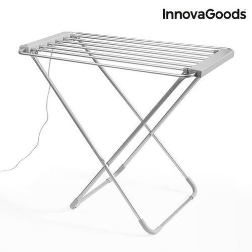 Étendoir à Linge Électrique Pliable InnovaGoods 100W Gris (6 Barres)