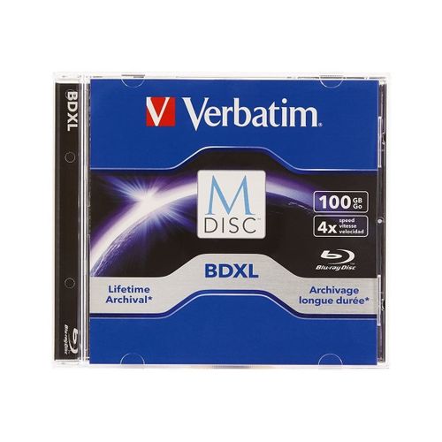 Verbatim M-DISC Blu-ray XL Rohling 100 GB 98912 1 St. Jewelcase