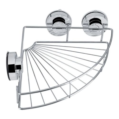Etagère de douche triangulaire en inox avec vide KLB