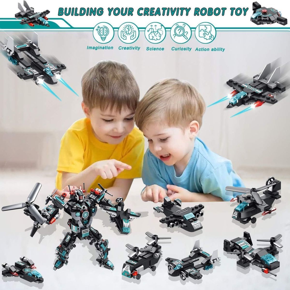 Jouets De Construction Stem, Jouets De Blocs De Construction... - 5