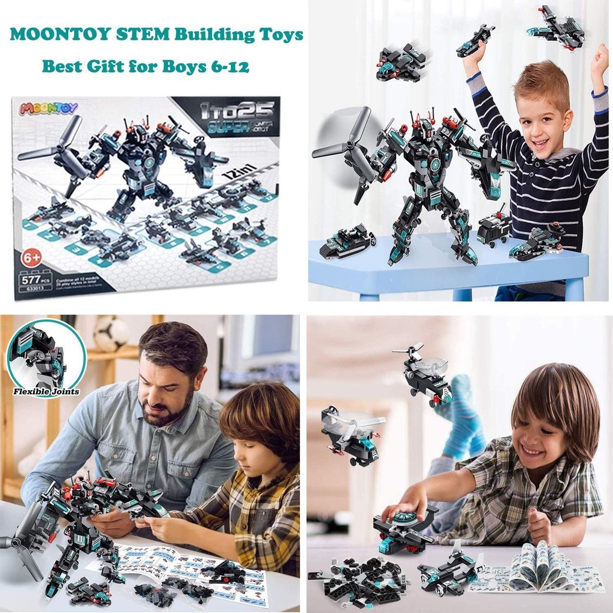 Jouets De Construction Stem, Jouets De Blocs De Construction... - 8