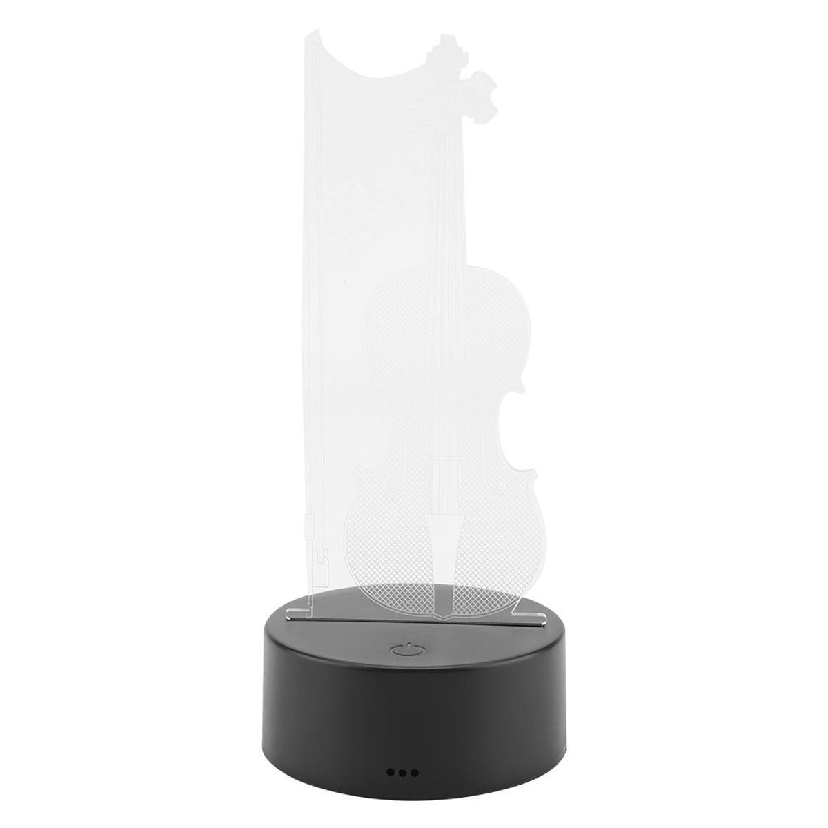 Veilleuse Abs Support De Base Violoncelle Forme Lampe Tactil... - 3