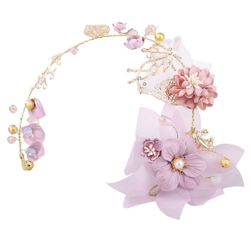 Bandeau De Mariée À Fleurs Réglable À La Main, Bandeau De Mariée Pour Fille, Quotidien Klb