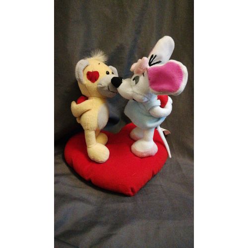 Peluche Souris Ours Comme Pimboli Diddl Coeur Bisous Mj