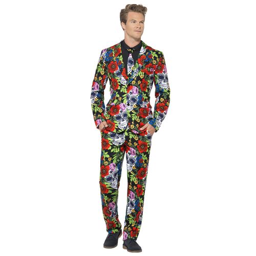 Costume Mr. Squeletton Homme Dia De Los Muertos Medium