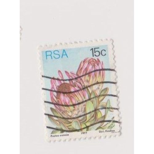 Timbre Rsa Afrique Du Sud 1977 Fleur Fleurs Nature 15c