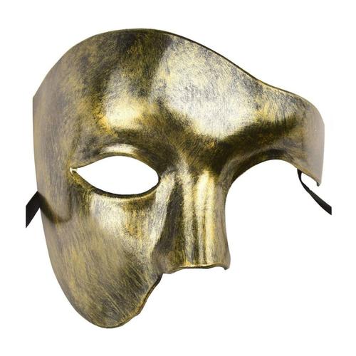 Masque Masque De Mascarade Pour Hommes Masque Fantôme De L'opéra Or Antique Klb