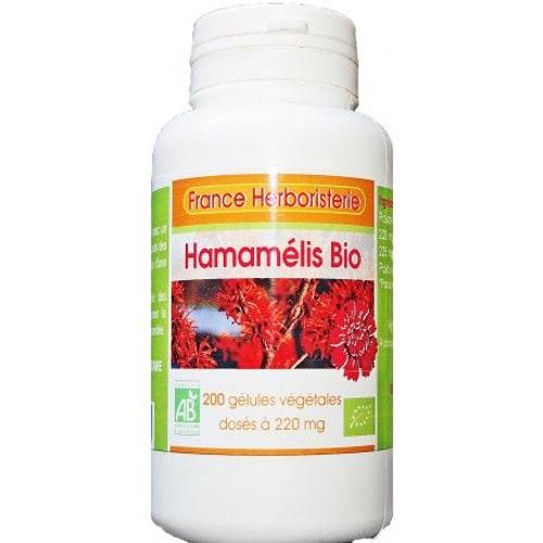 200 Gélules Hamamelis Bio Ab Dosées À 220 Mg. 