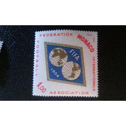 Timbre Monaco ( Yt 663 ) 1964 Association Internationale De Football (Fifa), 60e Anniversaire