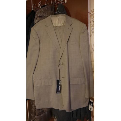 Costume Armand Thiery Veste 56+Pantalon 46 Beige Neuf