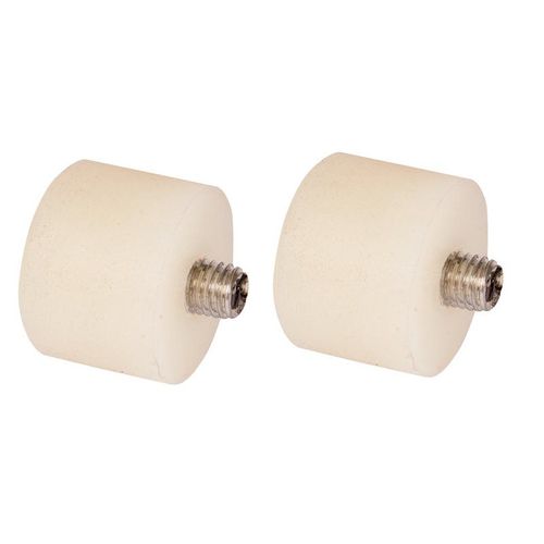 Jeu de deux embouts plastique pour maillet à tête 35 mm