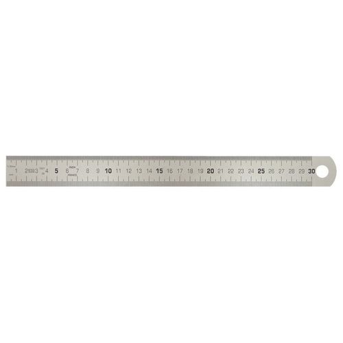 Réglet semi-rigide en inox, L.1000 mm - H.30 mm