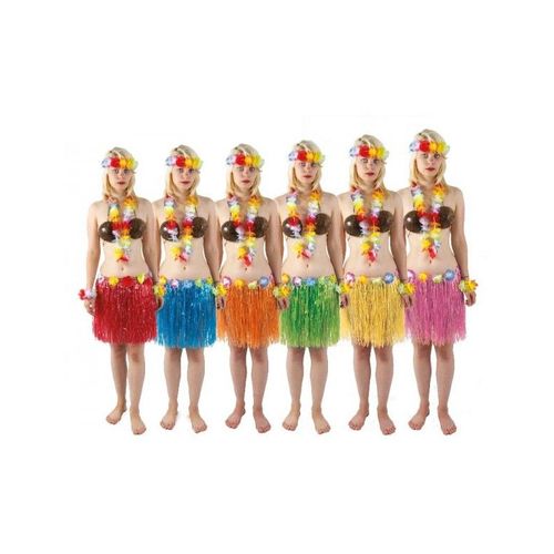 Jupe Hawaïenne Colorée 40 Cm
