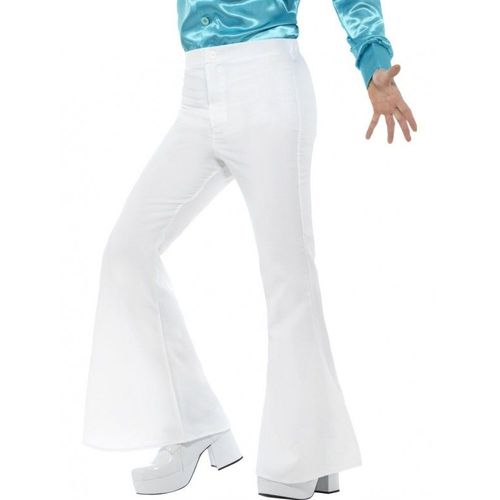 Pantalon Rétro Années 60-70 Homme - L - Blanc