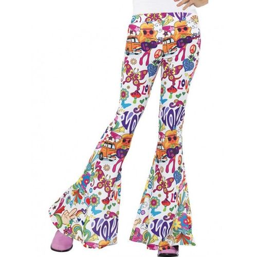 Pantalon Hippie Années 60 Femme Small