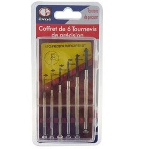 Coffret 6 tournevis de précision