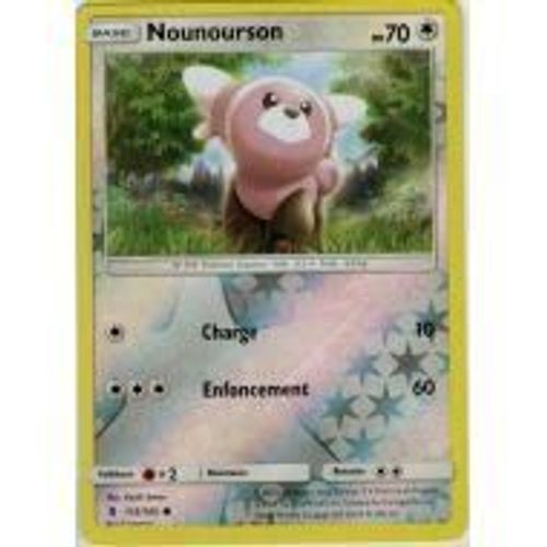 Carte Pokémon 112/145 Nounourson 70 Pv - Reverse