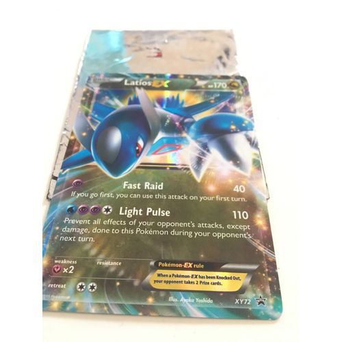 Promo Pokemon Holo N° Xy72 Latios Ex 170 Hp Attack