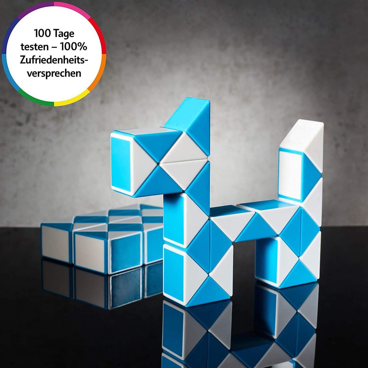 Cubixs Magic Snake - 24 Blocs, Jaune Klb - 3
